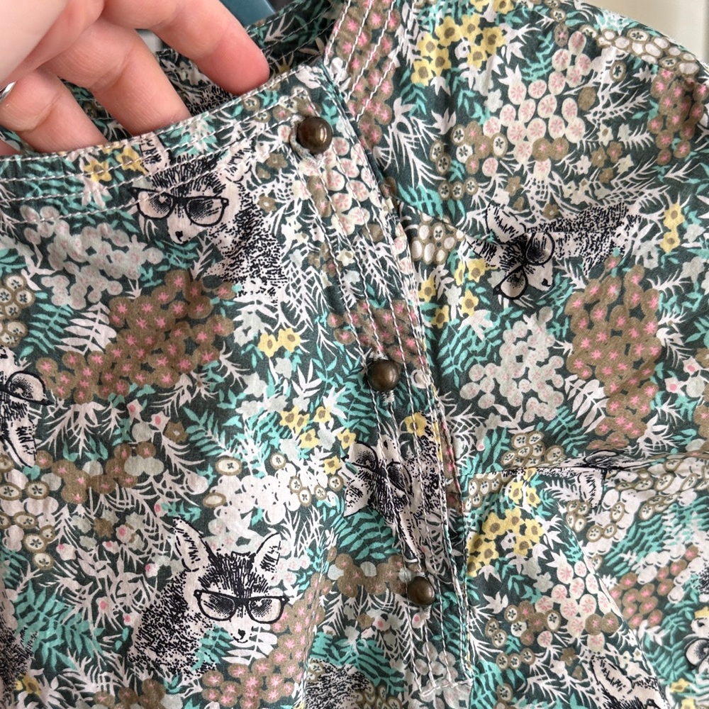 Paul & Joe Sister Rosalie Size 38 Forest Critter colorful Dress - Picture 5 of 6